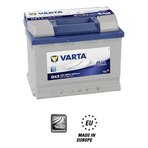 Аккумулятор автомобильный Varta D43 Blue Dynamic